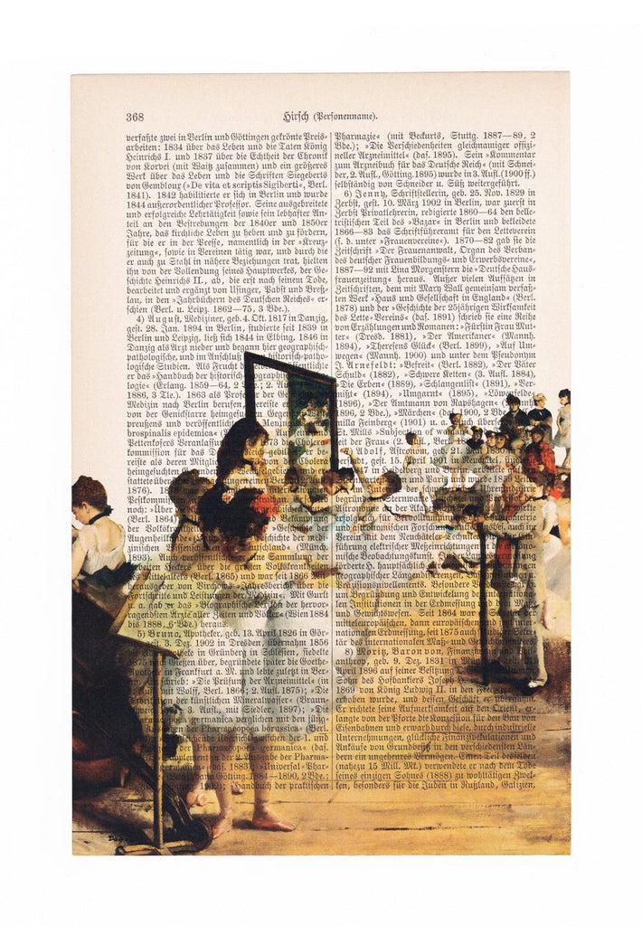 The Dance Class - Edgar Degas - Art on Words