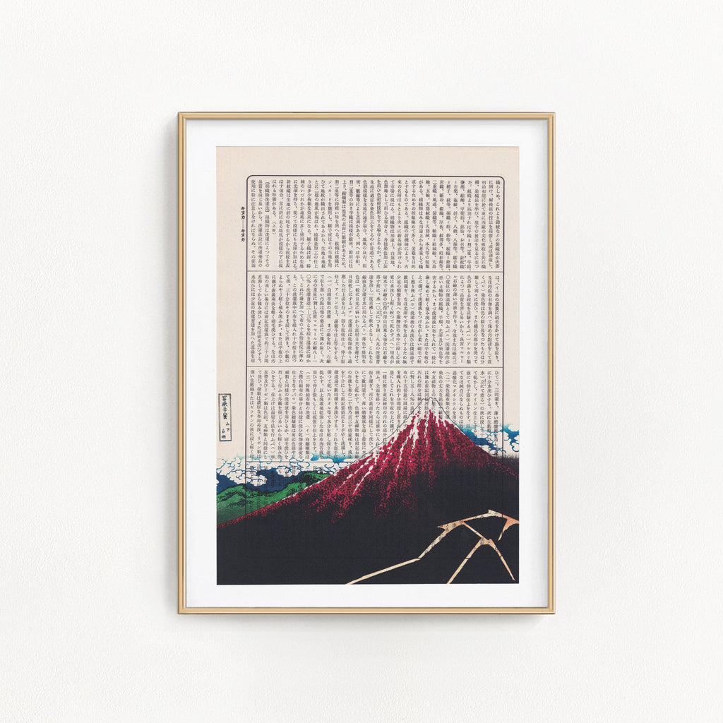 Views of Mount Fuji - Katsushika Hokusai - Art on Words