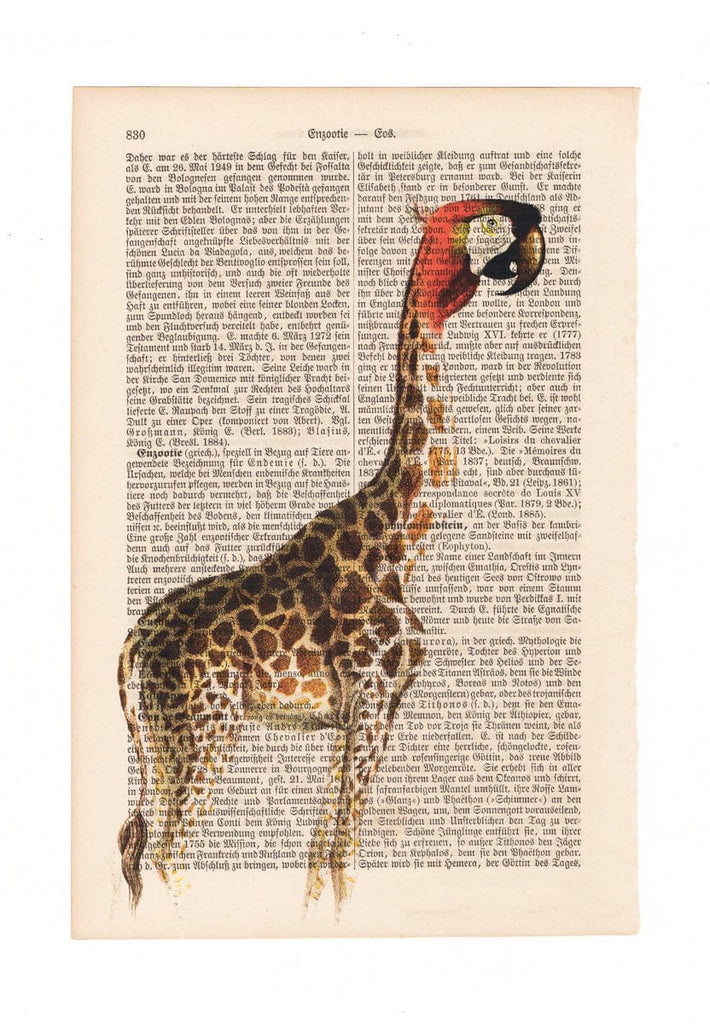 John The Giraffe - Art on Words