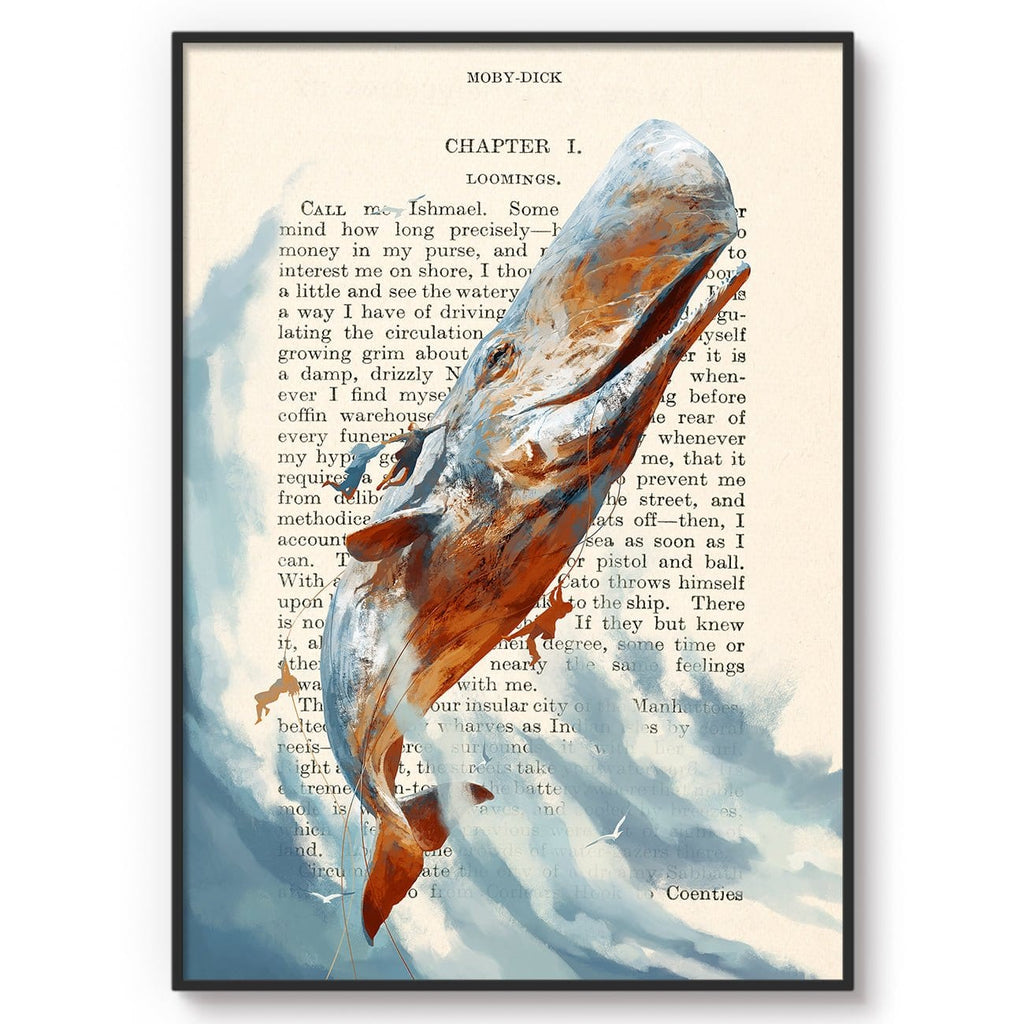 Moby Dick - Looming - Cosimo Miorelli (Poster) - Art on Words