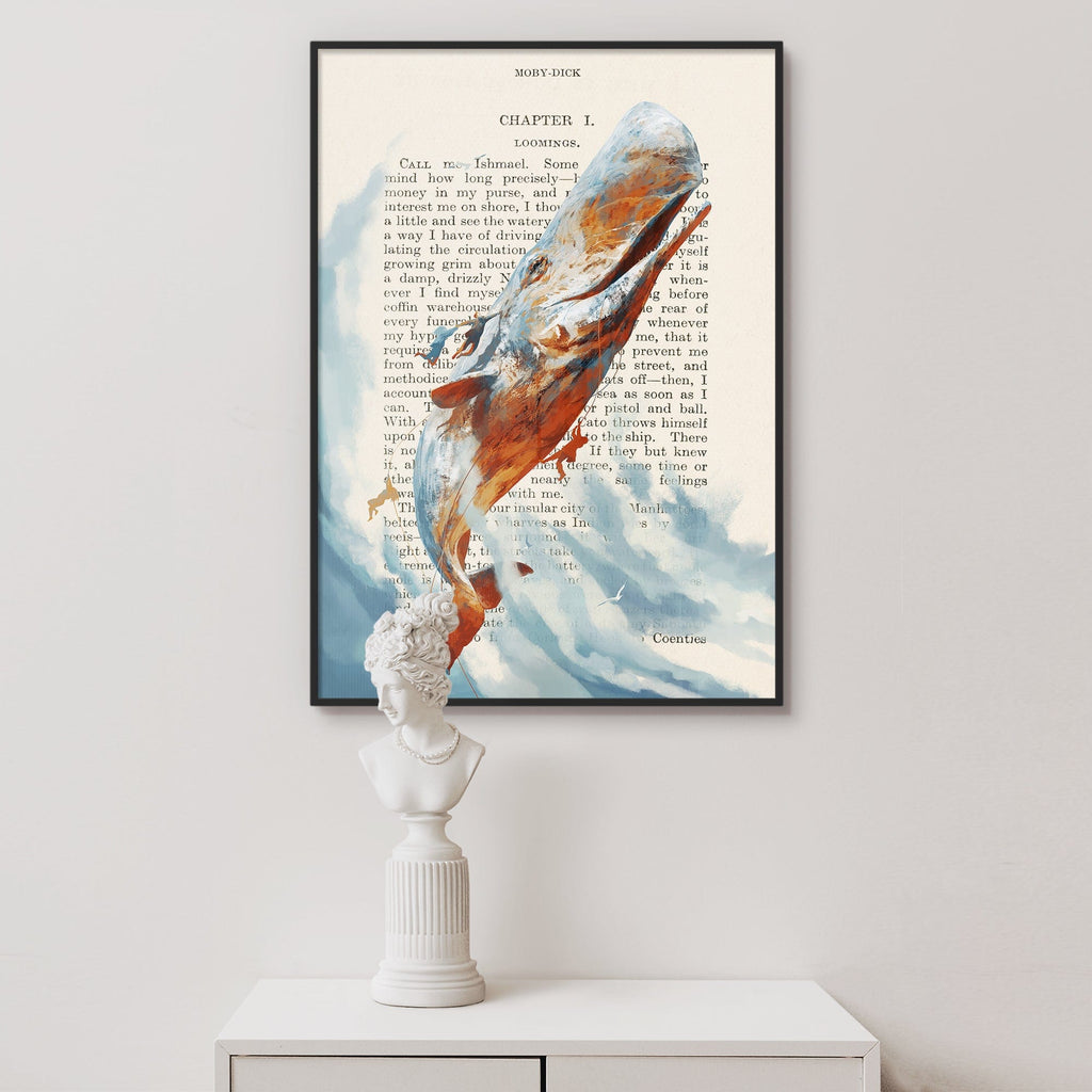 Moby Dick - Looming - Cosimo Miorelli (Poster) - Art on Words