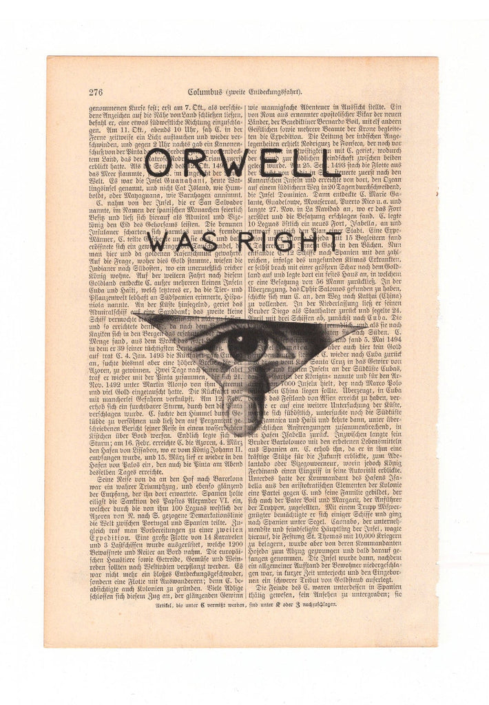 Orwell Was Right - Art on Words