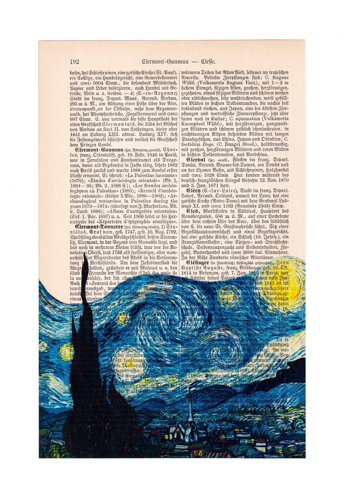 The Starry Night - Vincent van Gogh - Art on Words