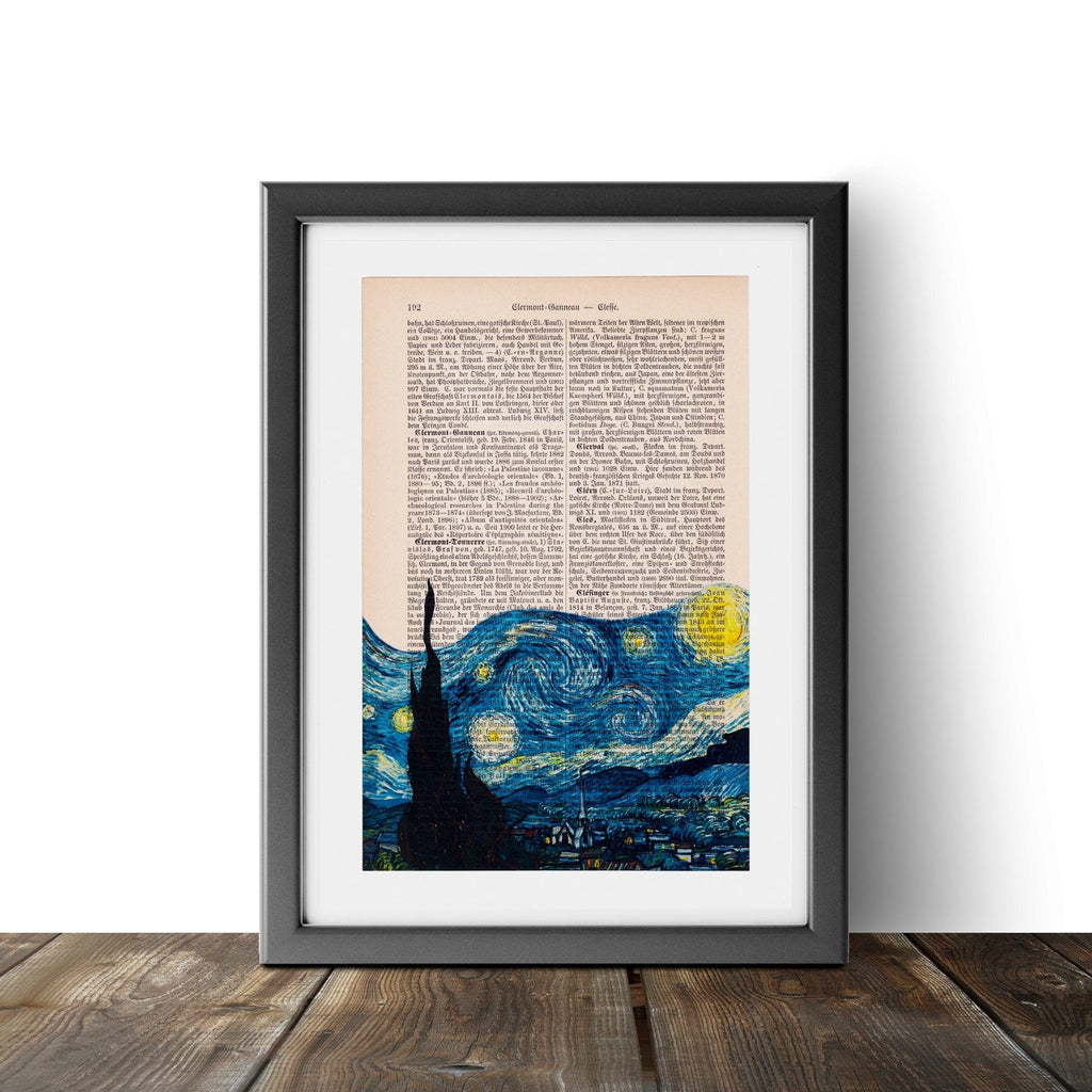 The Starry Night - Vincent van Gogh - Art on Words