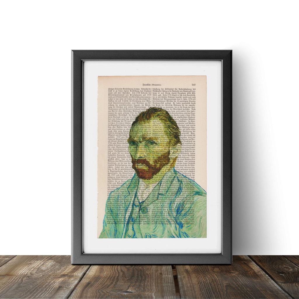 Vincent Van Gogh - Self Portrait - Art on Words