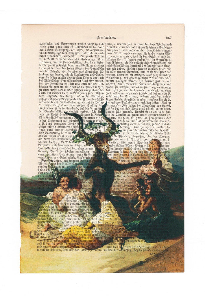 Witches' Sabbath - Francisco Goya - Art on Words