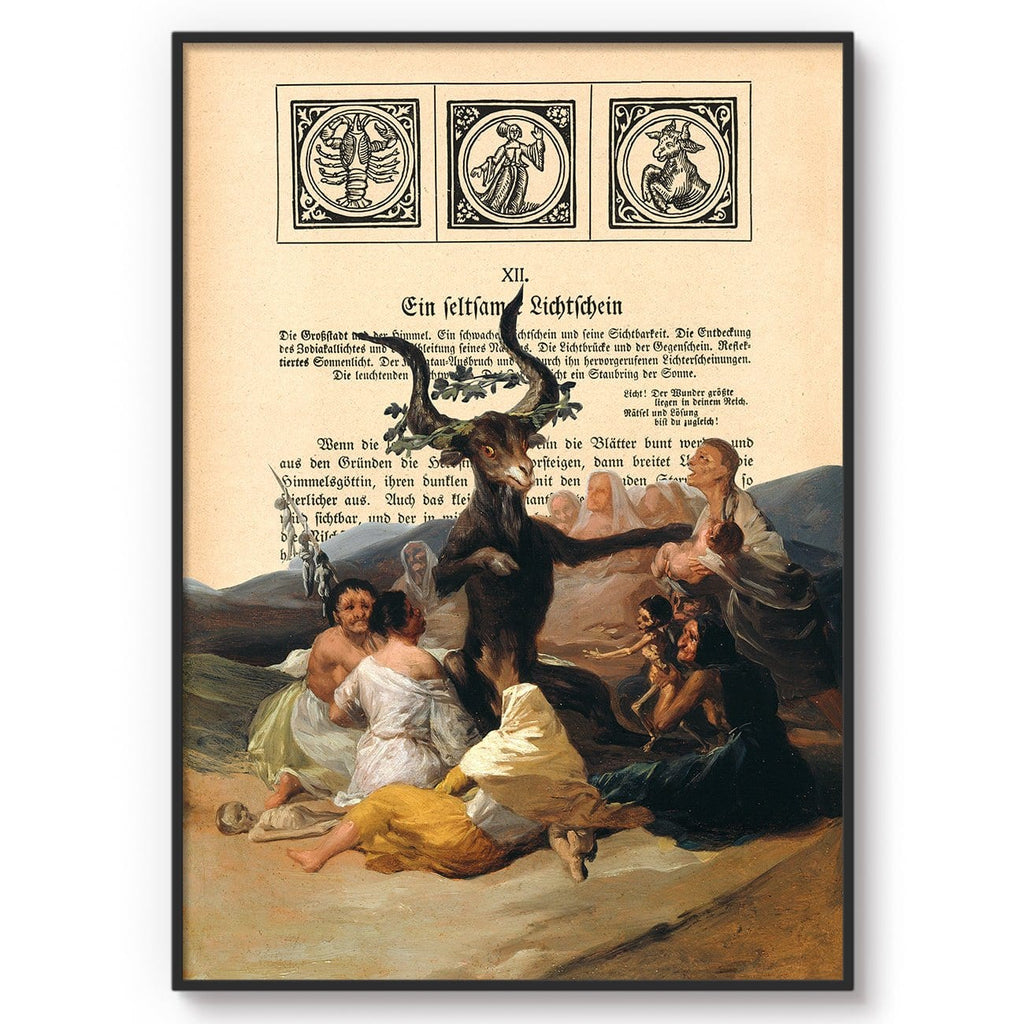 Witches' Sabbath - Francisco Goya (Poster) - Art on Words