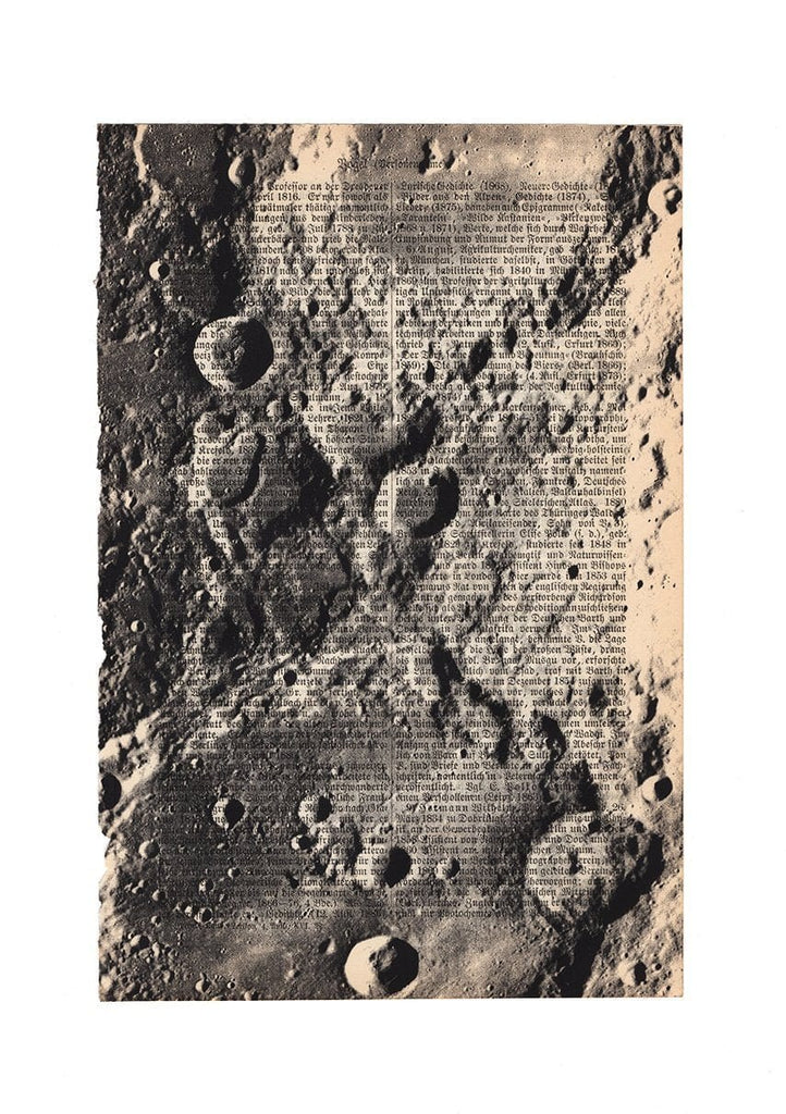 Moon surface - Art on Words